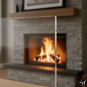 Feuerfestes Kaminglas SCHOTT ROBAX® Glaskeramik 5mm